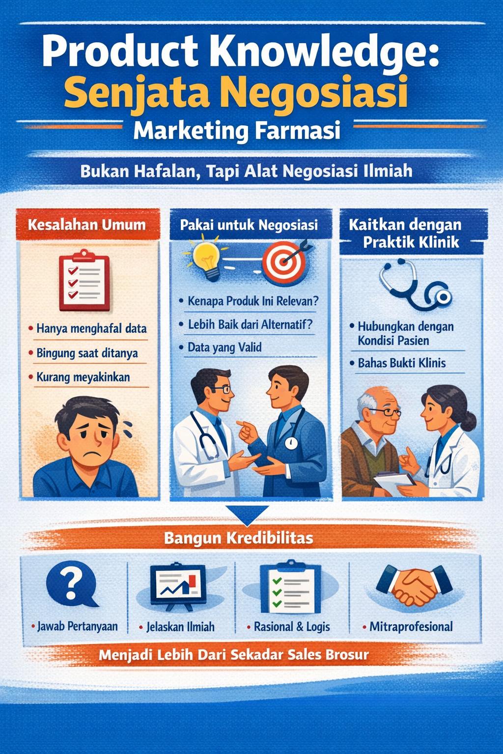 PRODUCT KNOWLEDGE ADALAH ALAT NEGOSIASI, BUKAN HAFALAN